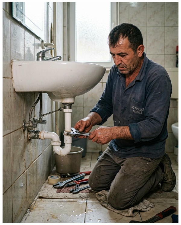 Lavabo sifon tamiri