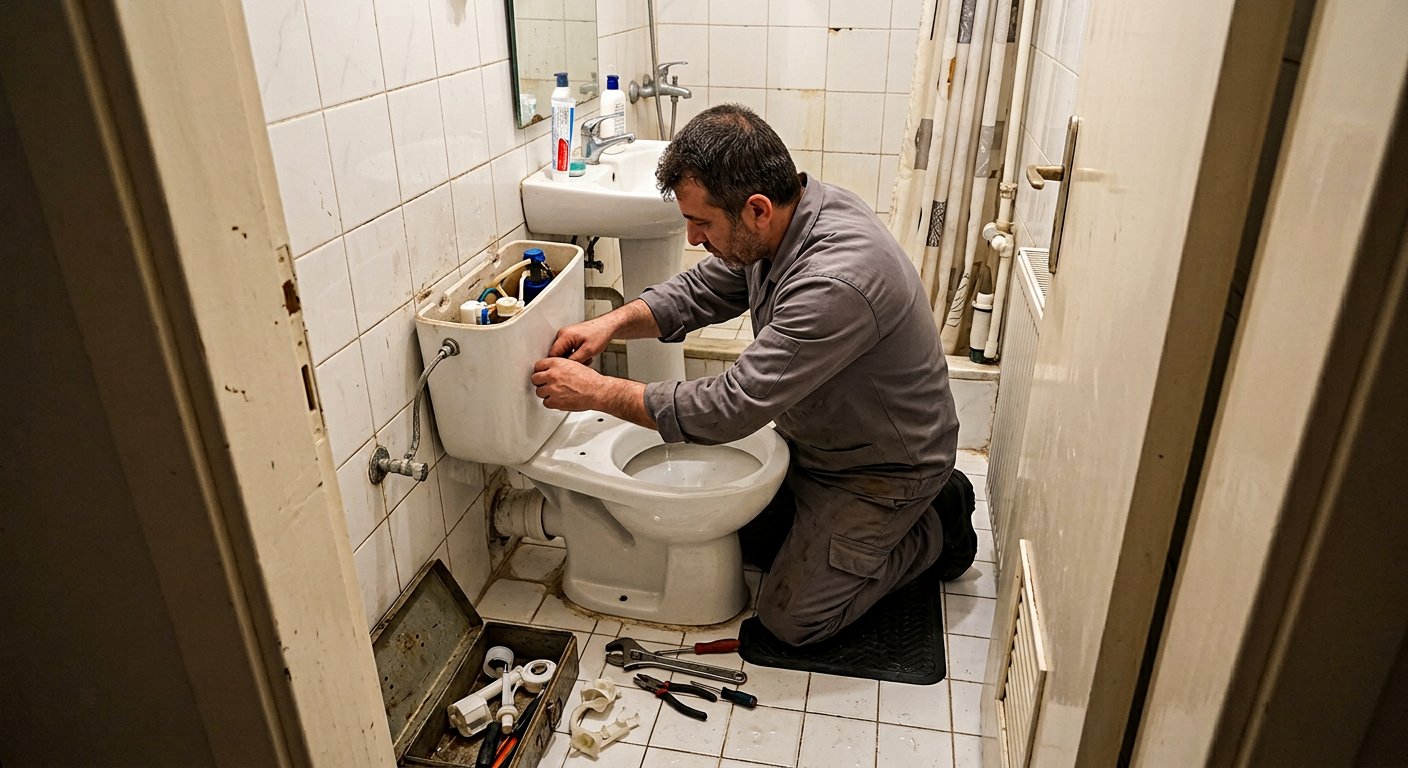 Ayrancı klozet tıkanıklığı