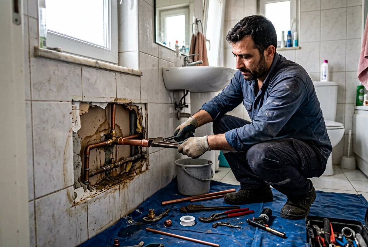 Tesisat Onarımı bağlantı kontrolü